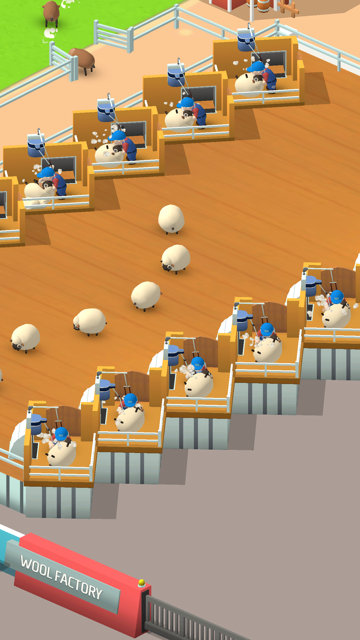 اسکرین شات 2 بازی Wool Inc: Idle Workshop Tycoon