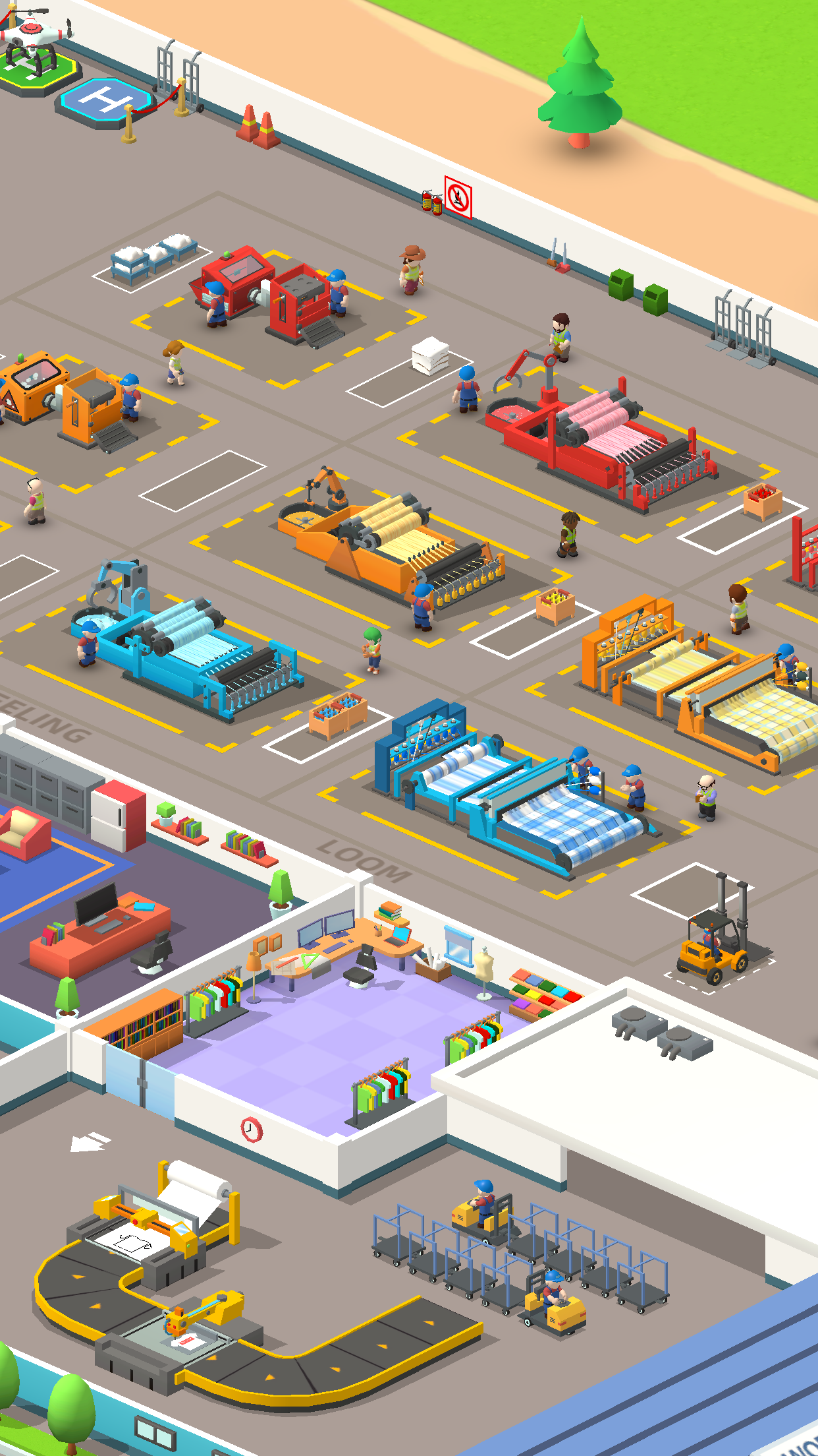 اسکرین شات 3 بازی Wool Inc: Idle Workshop Tycoon