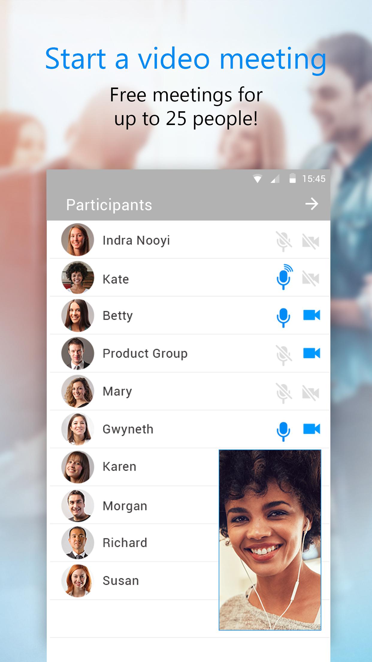 اسکرین شات 2 برنامه U Meeting, Webinar, Messenger