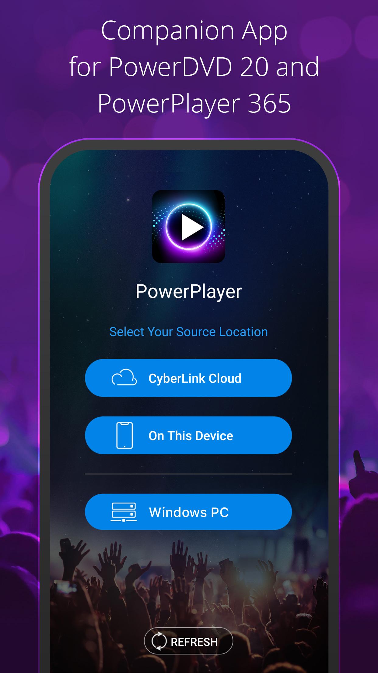 اسکرین شات 1 برنامه CyberLink PowerPlayer