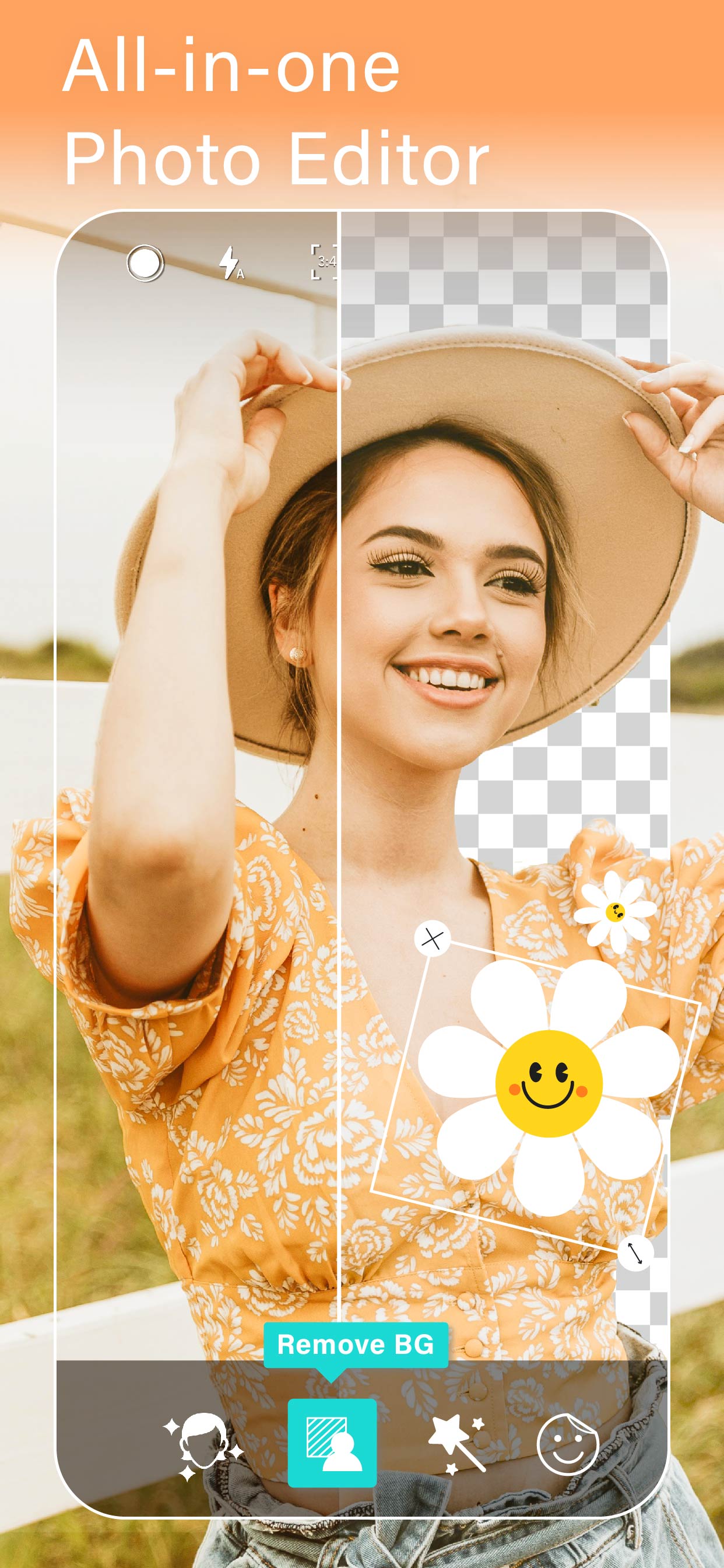اسکرین شات 1 برنامه YouCam Perfect - Photo Editor
