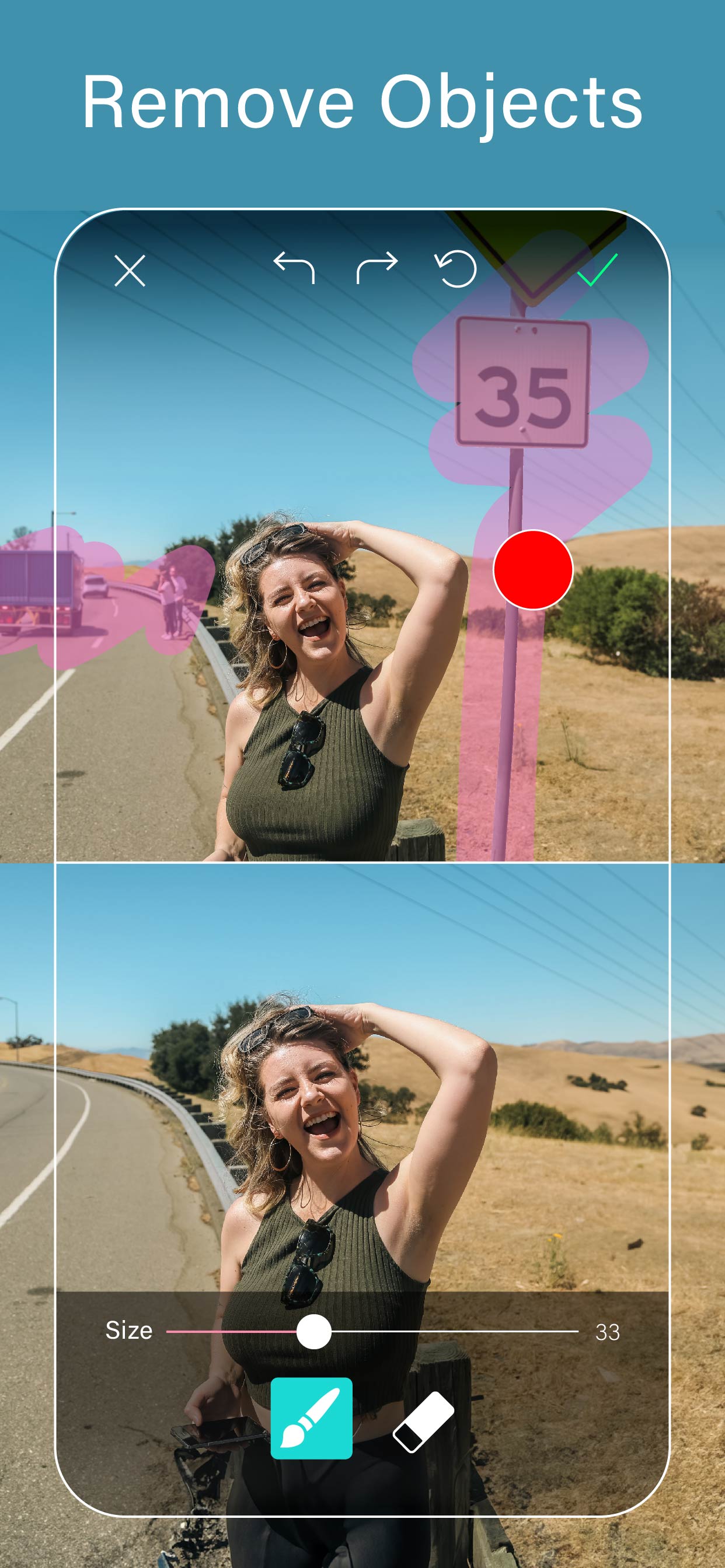 اسکرین شات 2 برنامه YouCam Perfect - Photo Editor