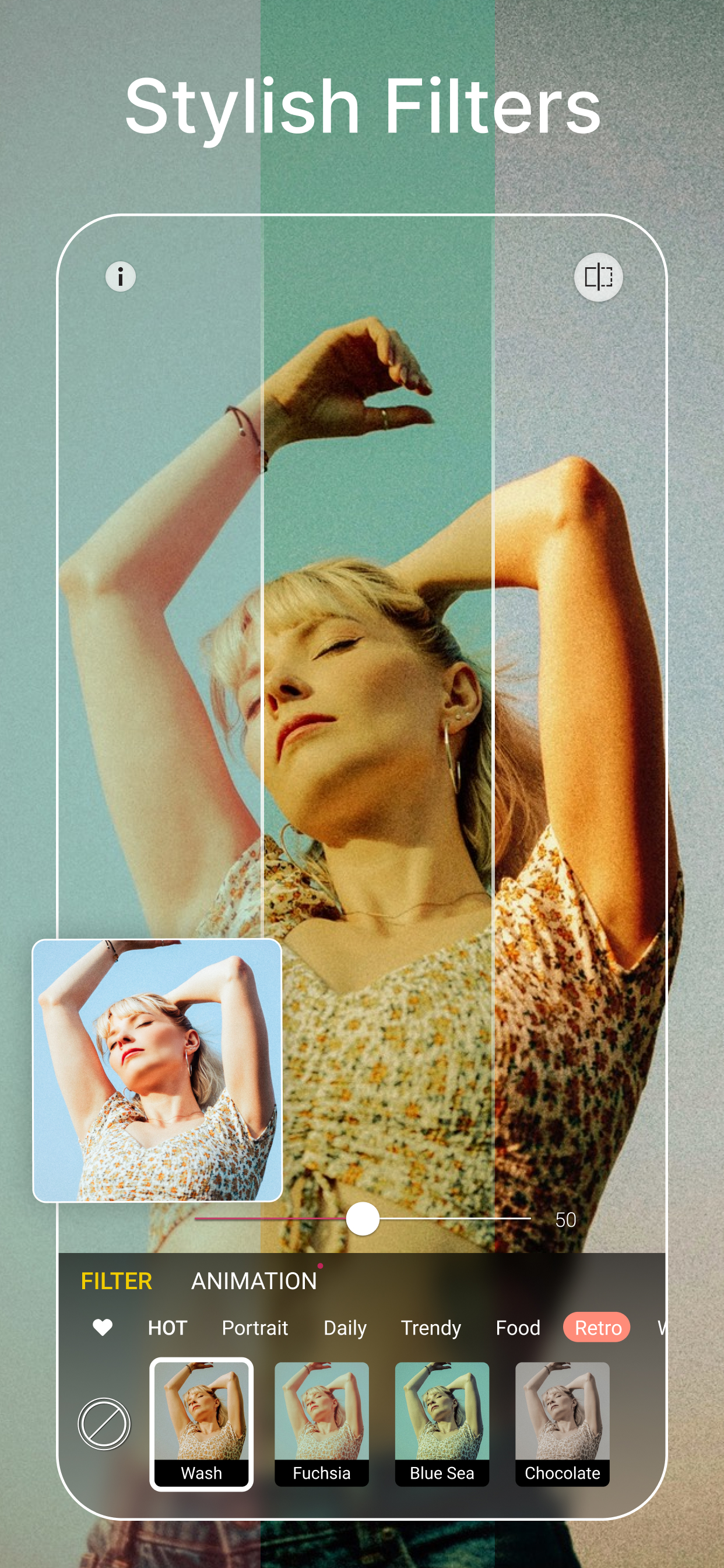 اسکرین شات 6 برنامه YouCam Perfect - Photo Editor