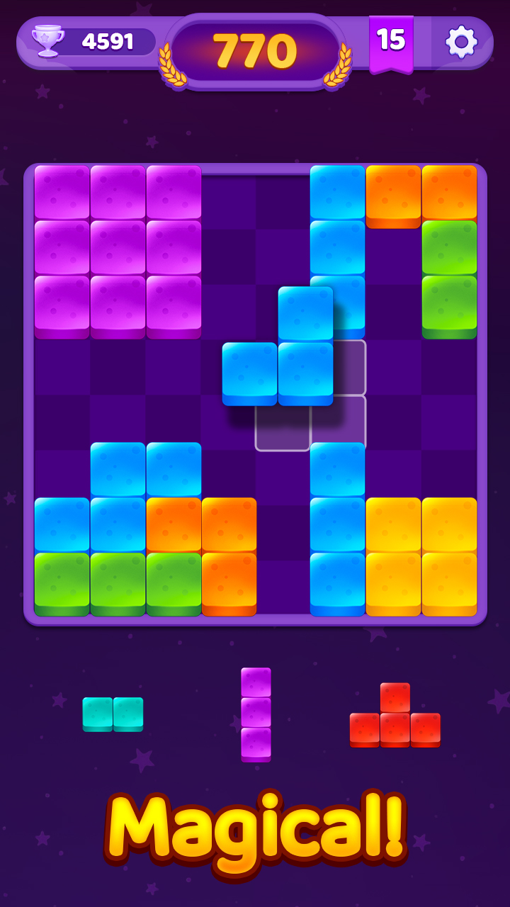 اسکرین شات 3 بازی Block Puzzle: Sweet Magic