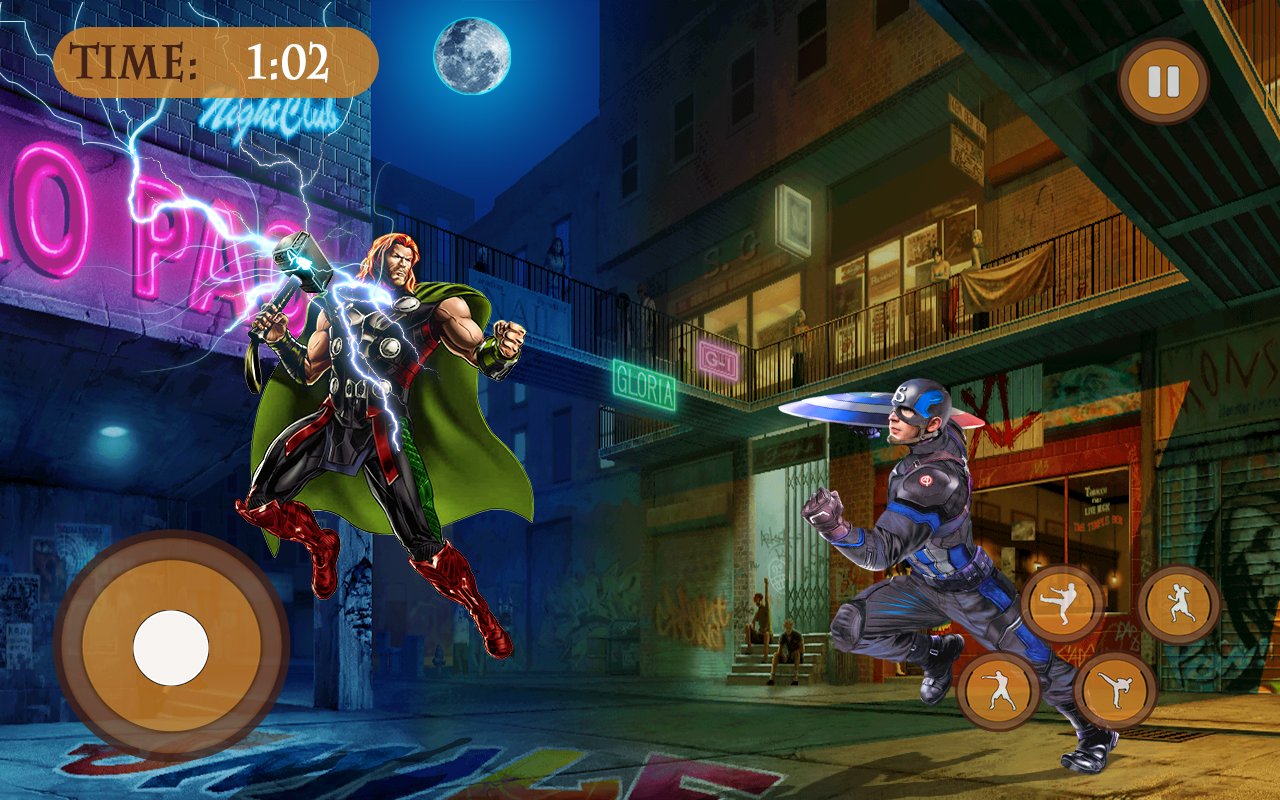 اسکرین شات 3 بازی Superhero Fight Immortal Gods