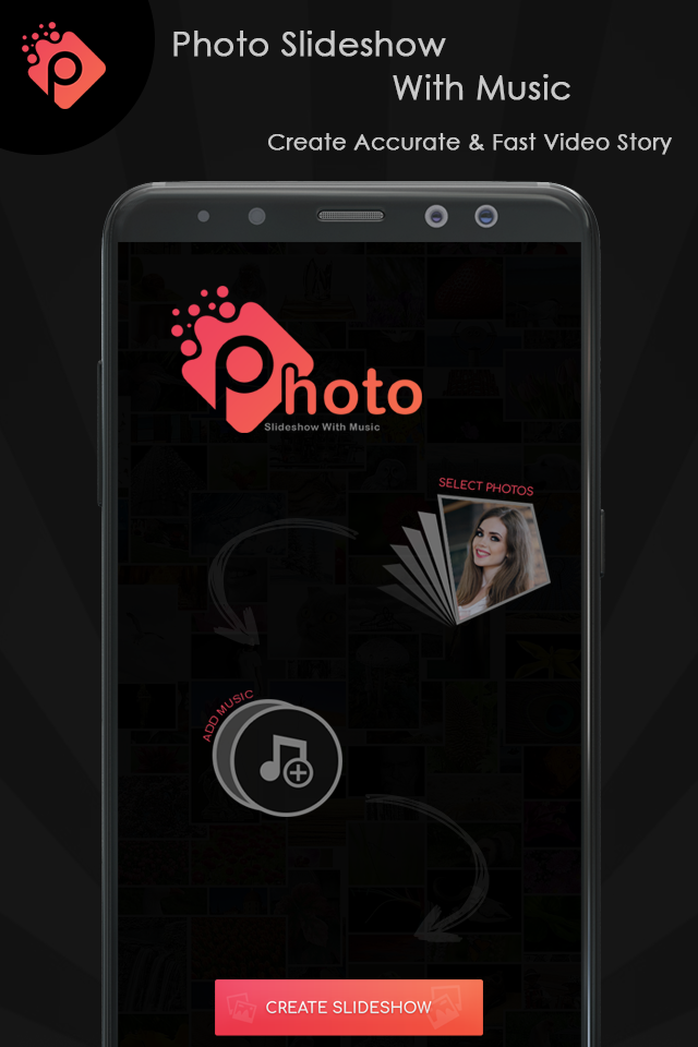 اسکرین شات 1 برنامه Photo Slideshow With Music