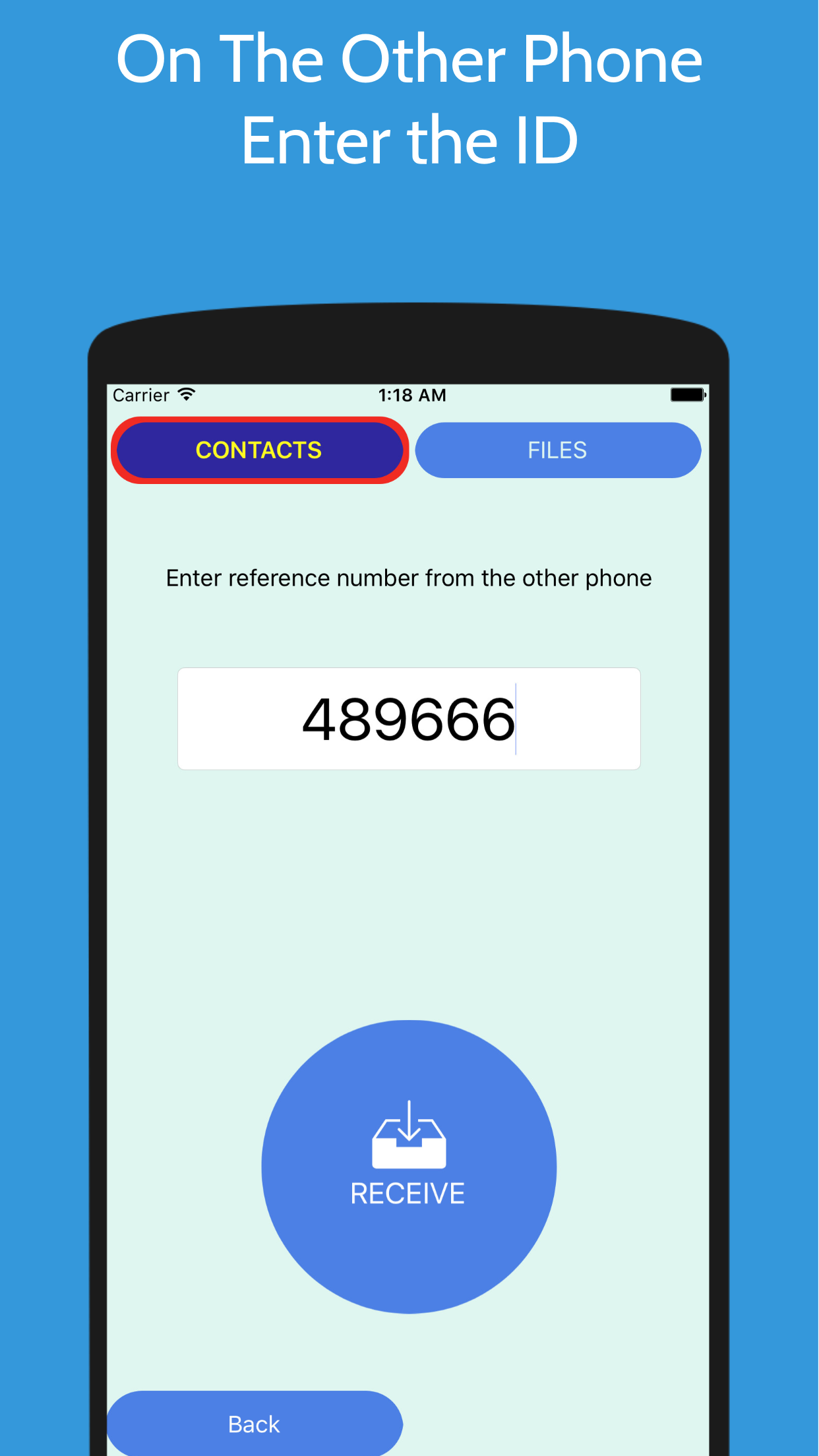 اسکرین شات 5 برنامه Direct Transfer Contacts/Files