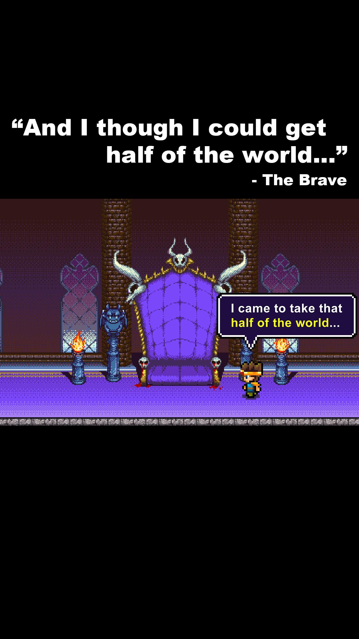 اسکرین شات 4 بازی 勇者「世界の半分くれるって言ったのに」