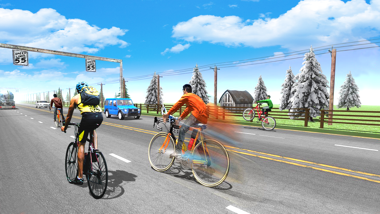 اسکرین شات 3 بازی Cycle Racing: Cycle Race Game