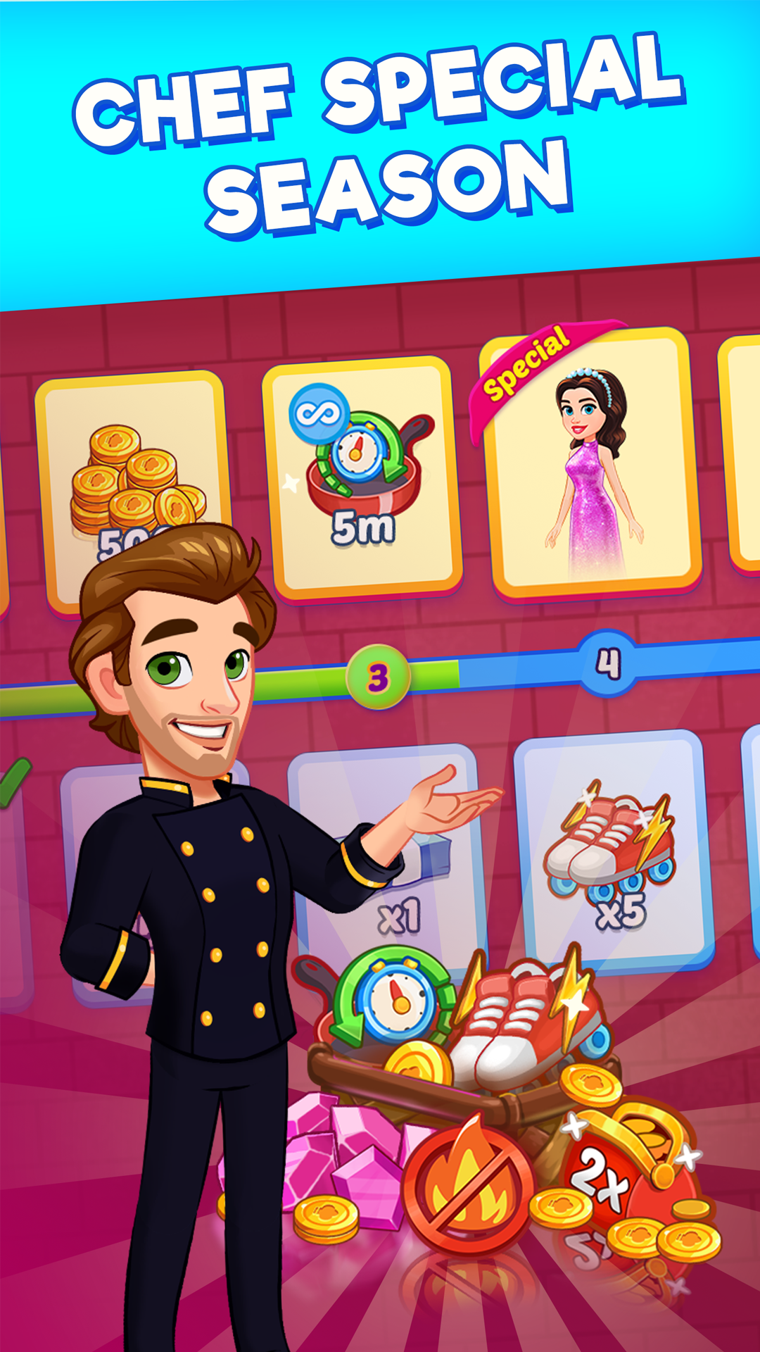 اسکرین شات 5 بازی Chef Diary: Cooking & Romance