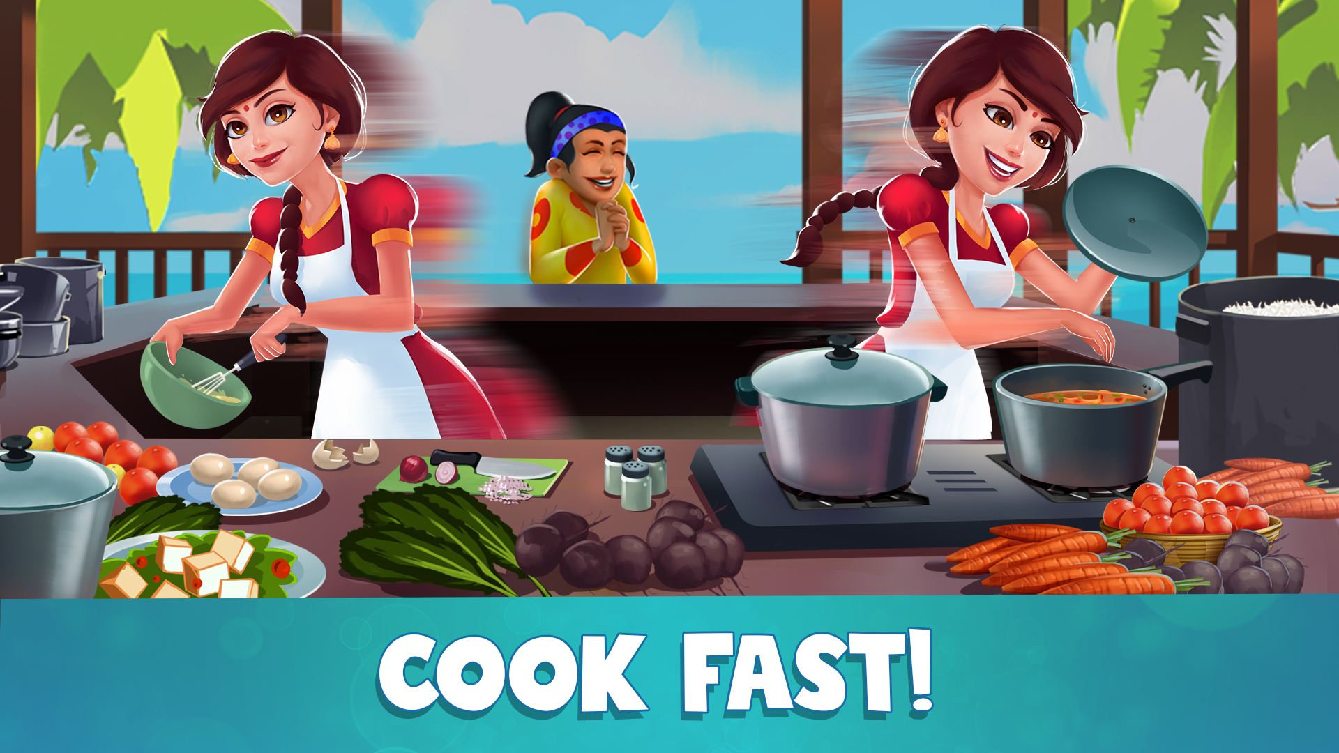 اسکرین شات 2 بازی Masala Express: Cooking Games