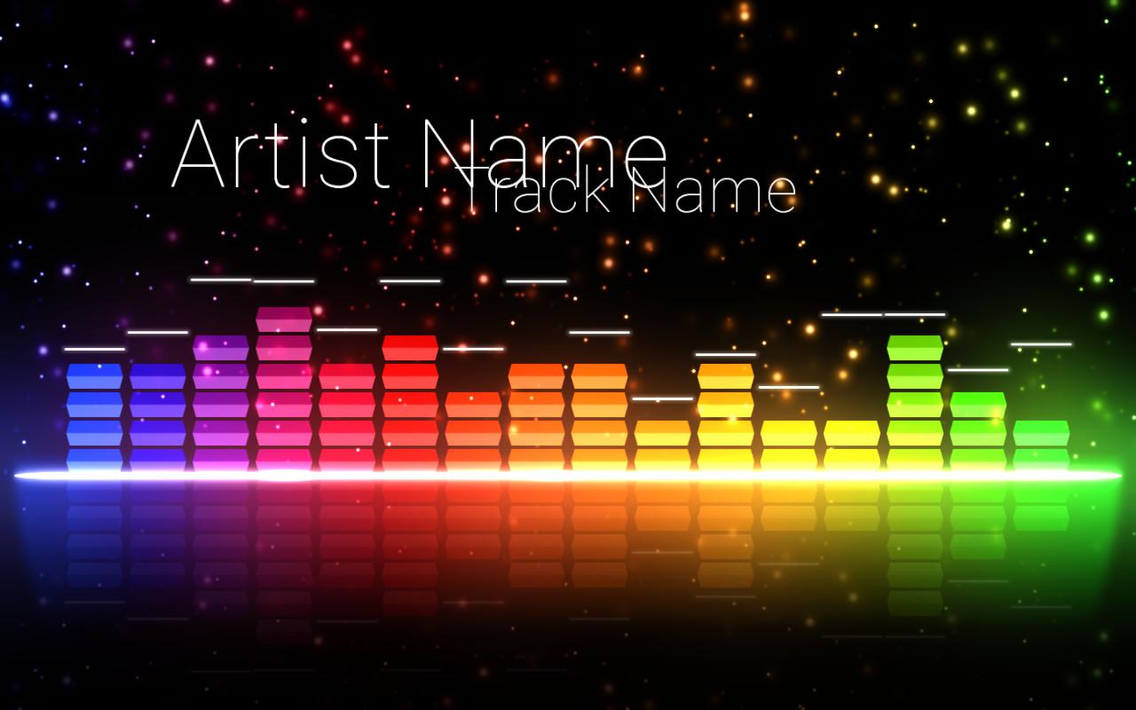 اسکرین شات 1 برنامه Audio Glow Music Visualizer
