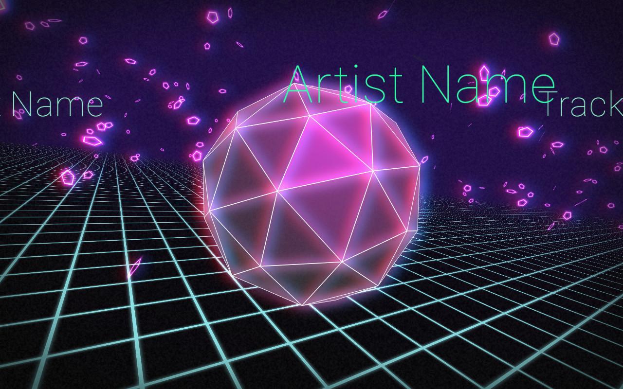 اسکرین شات 5 برنامه Audio Glow Music Visualizer