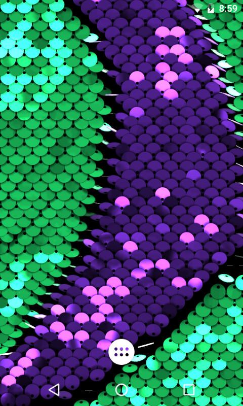 اسکرین شات 1 برنامه Sequin Flip Live Wallpaper