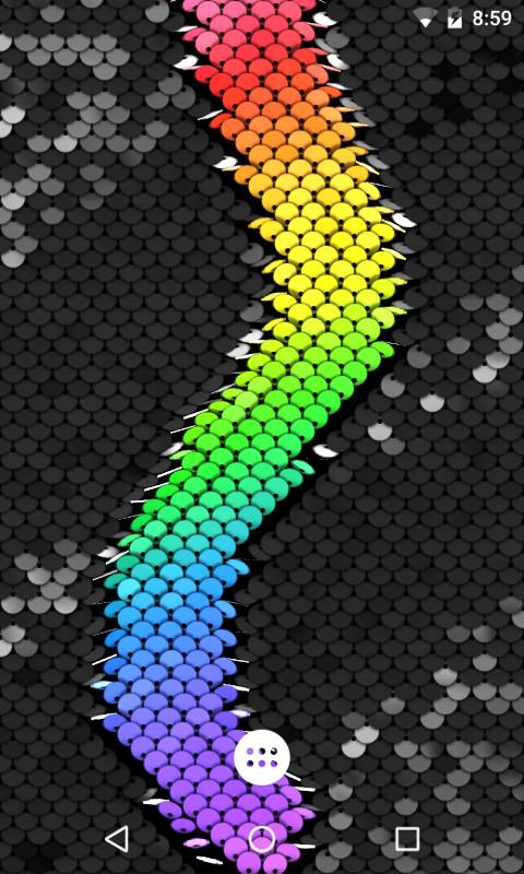 اسکرین شات 4 برنامه Sequin Flip Live Wallpaper