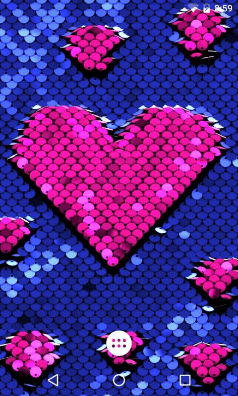 اسکرین شات 5 برنامه Sequin Flip Live Wallpaper