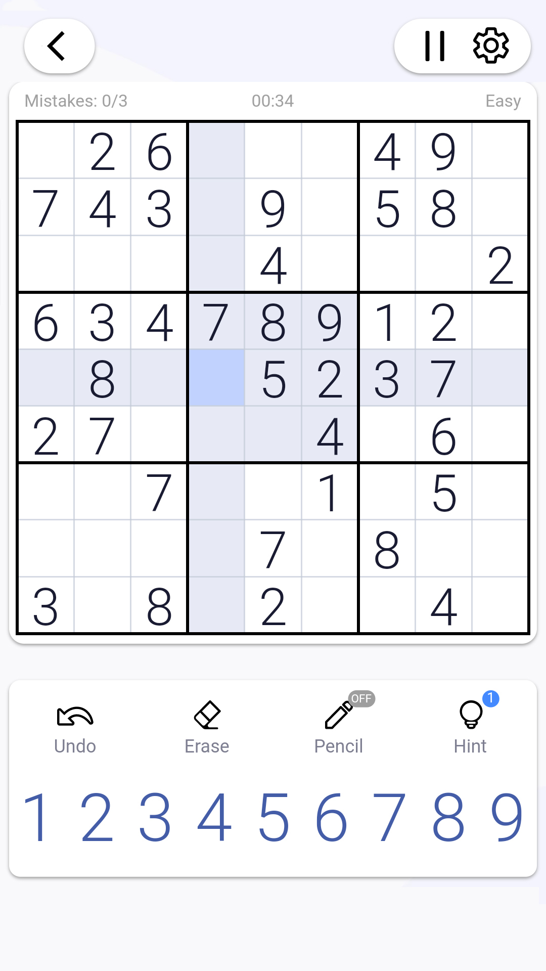 اسکرین شات 1 بازی Sudoku - Classic Sudoku Puzzle