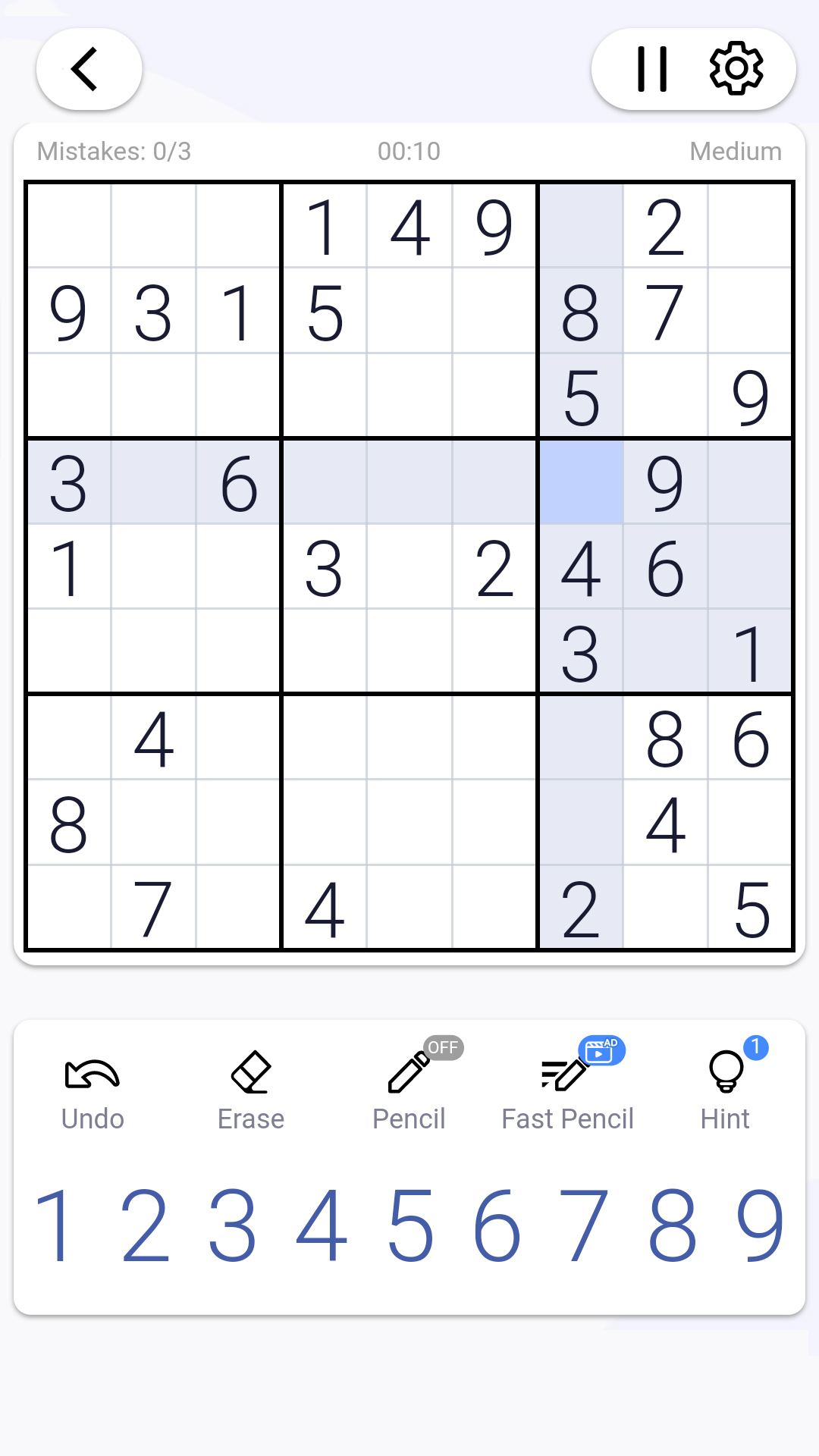 اسکرین شات 2 بازی Sudoku - Classic Sudoku Puzzle