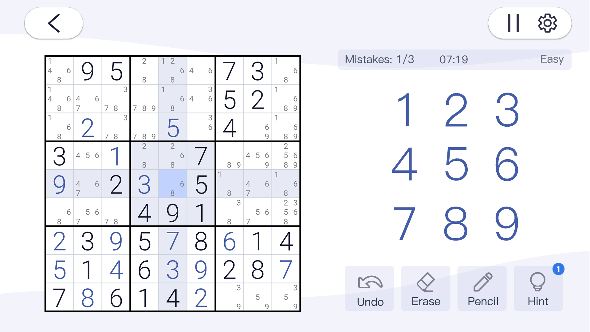 اسکرین شات 7 بازی Sudoku - Classic Sudoku Puzzle