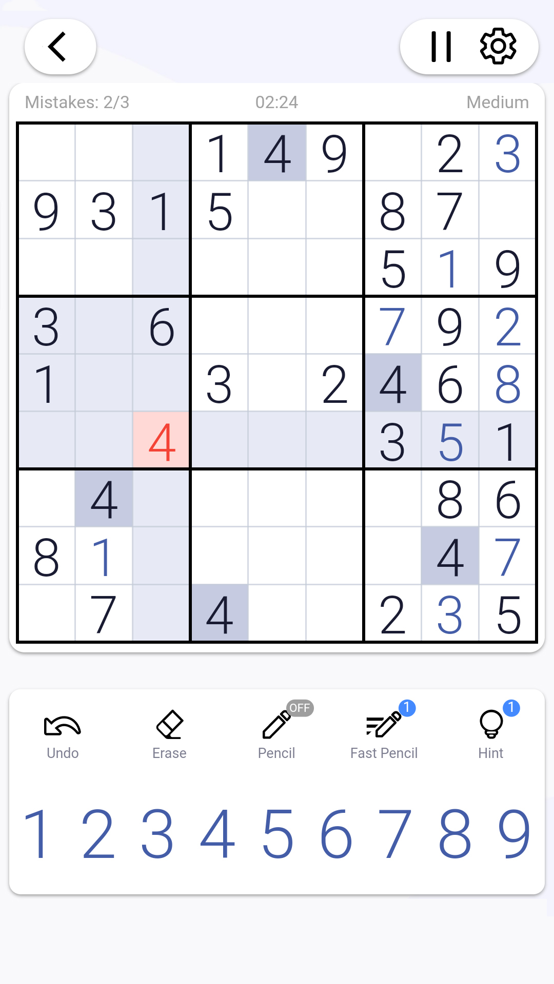 اسکرین شات 5 بازی Sudoku - Classic Sudoku Puzzle