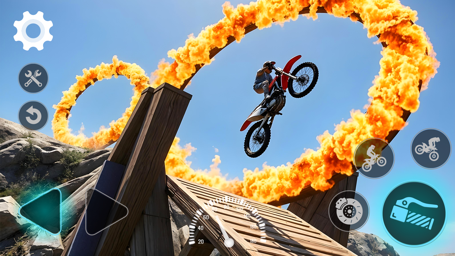 اسکرین شات 4 بازی Stunt Bike Racing Challenge 3D