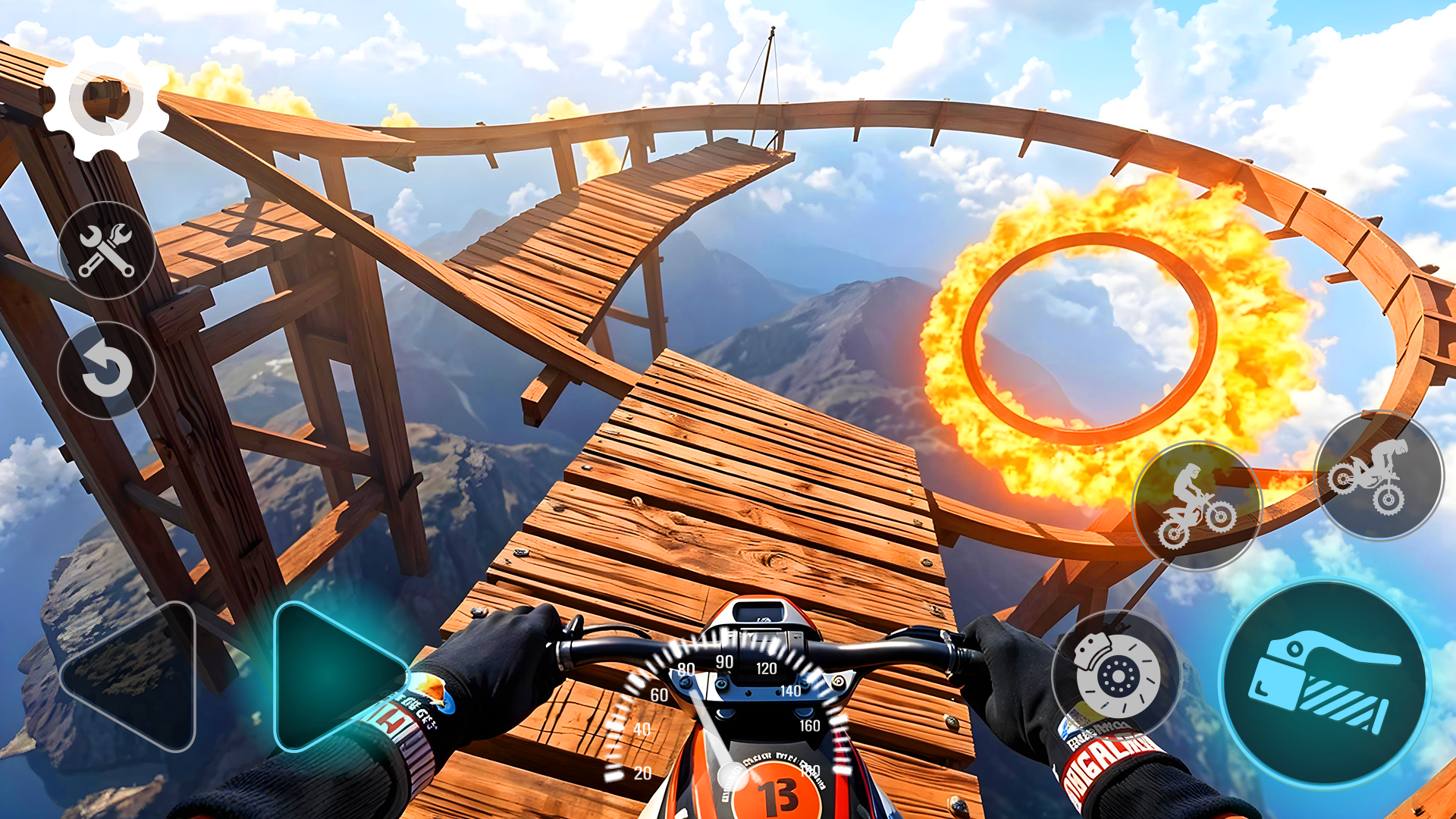 اسکرین شات 1 بازی Stunt Bike Racing Challenge 3D