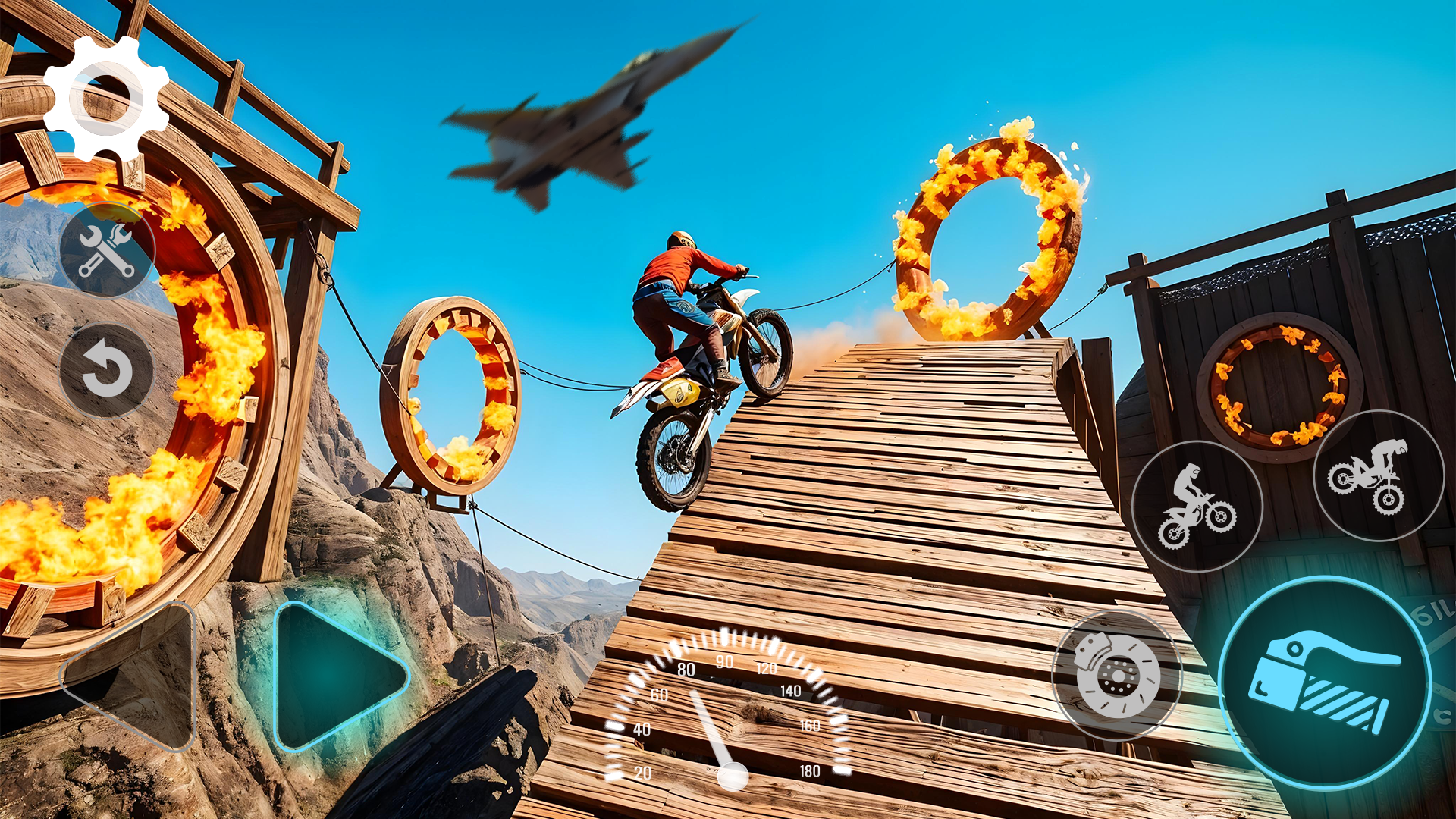 اسکرین شات 3 بازی Stunt Bike Racing Challenge 3D