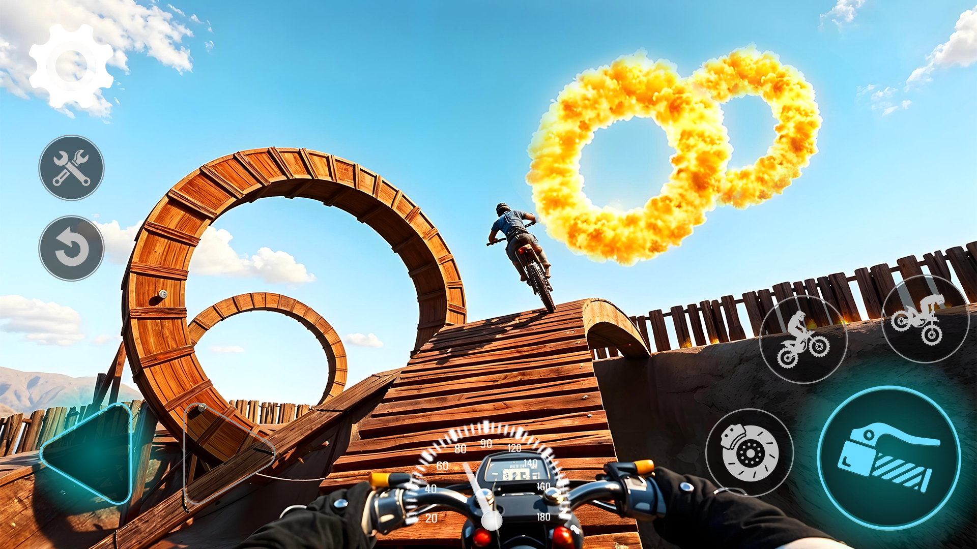 اسکرین شات 5 بازی Stunt Bike Racing Challenge 3D