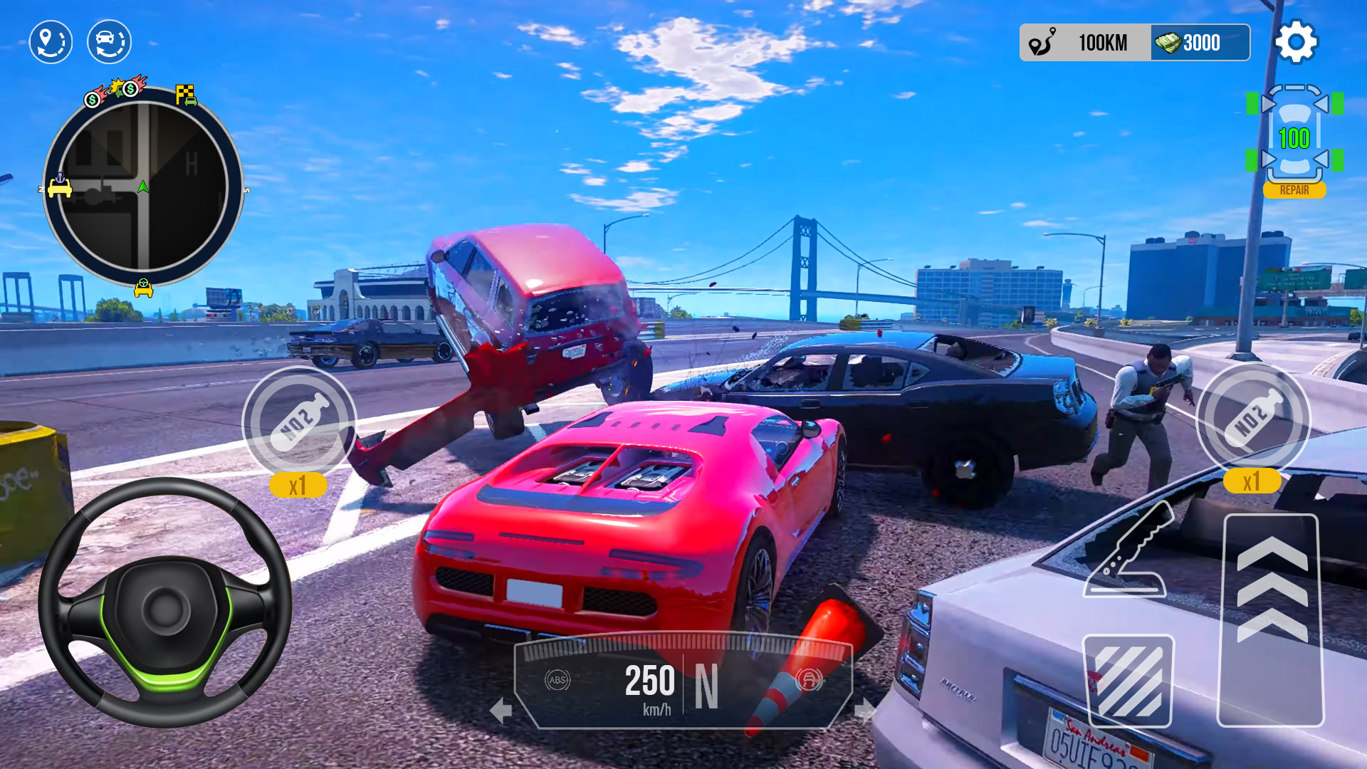 اسکرین شات 2 بازی Car Driving Earn Money In City