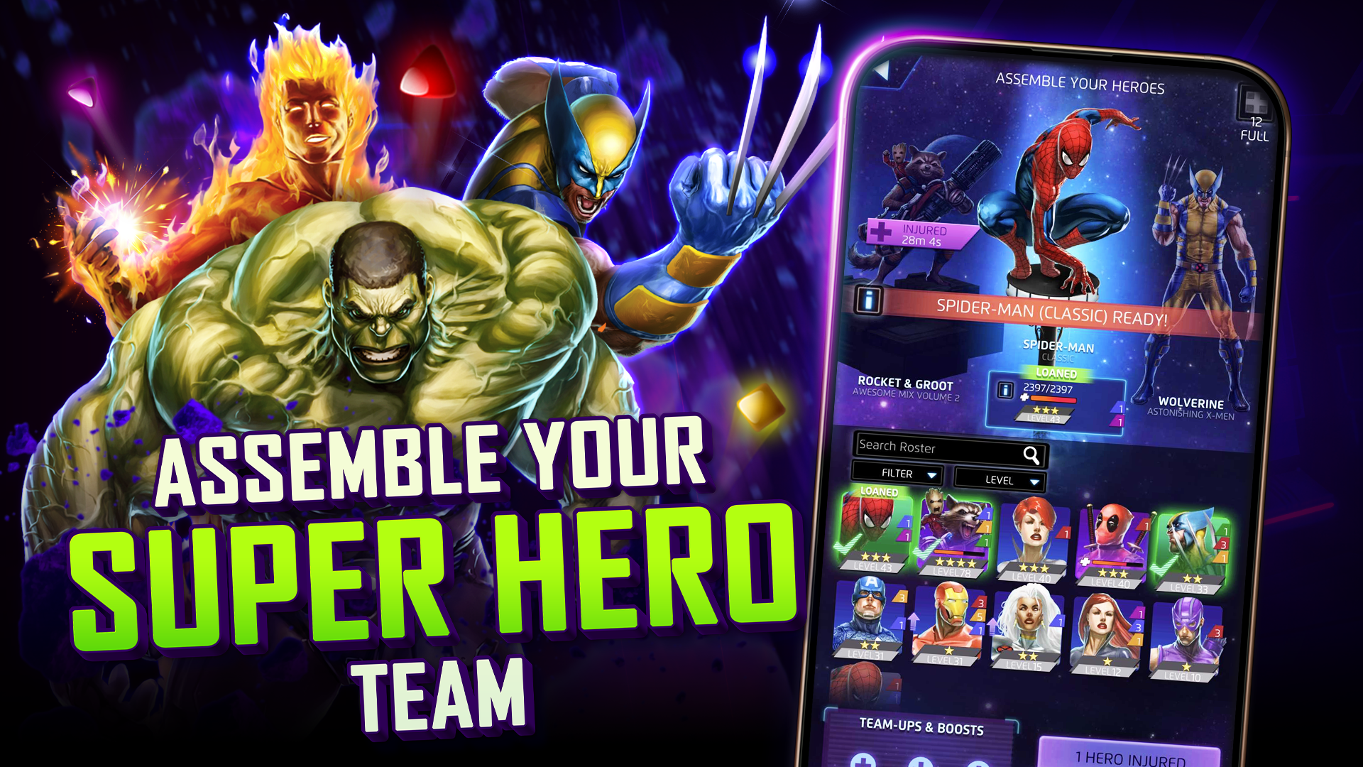 اسکرین شات 3 بازی MARVEL Puzzle Quest: Match RPG