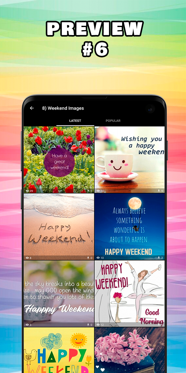 اسکرین شات 7 برنامه Days of the Week Images