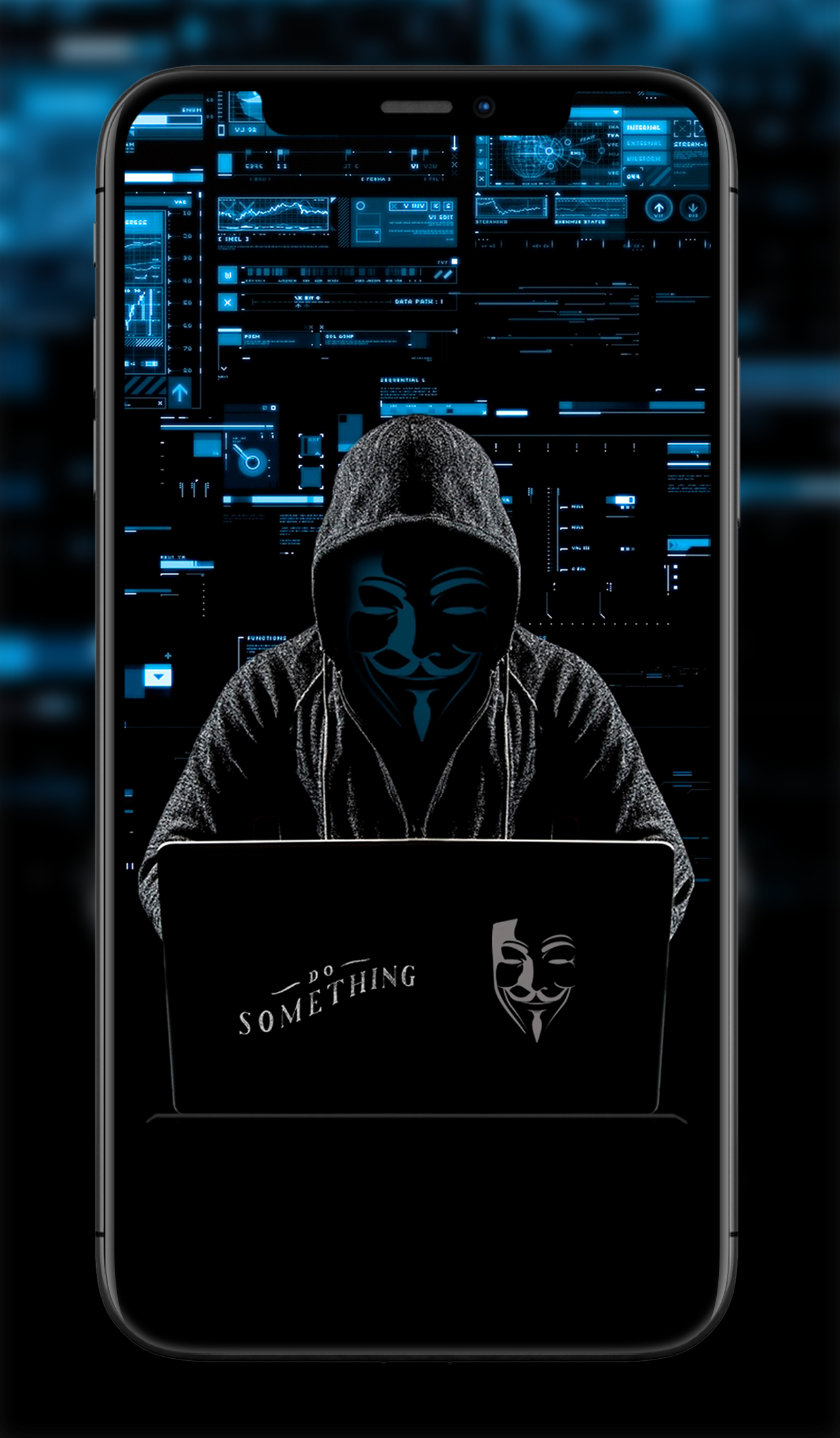 اسکرین شات 2 برنامه Hacker Wallpapers