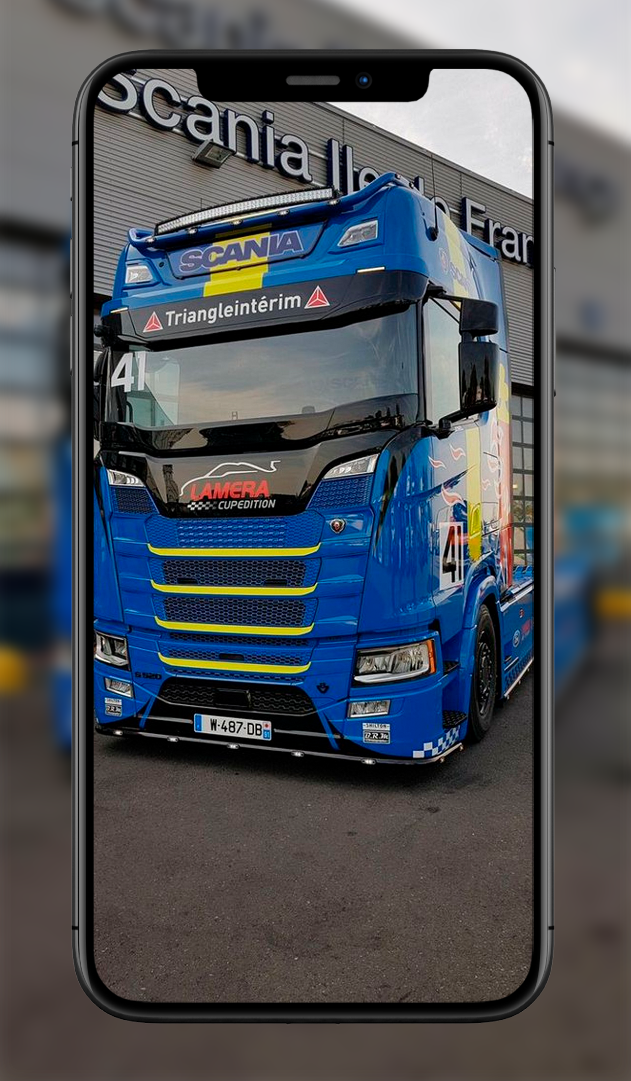 اسکرین شات 5 برنامه Truck Wallpapers