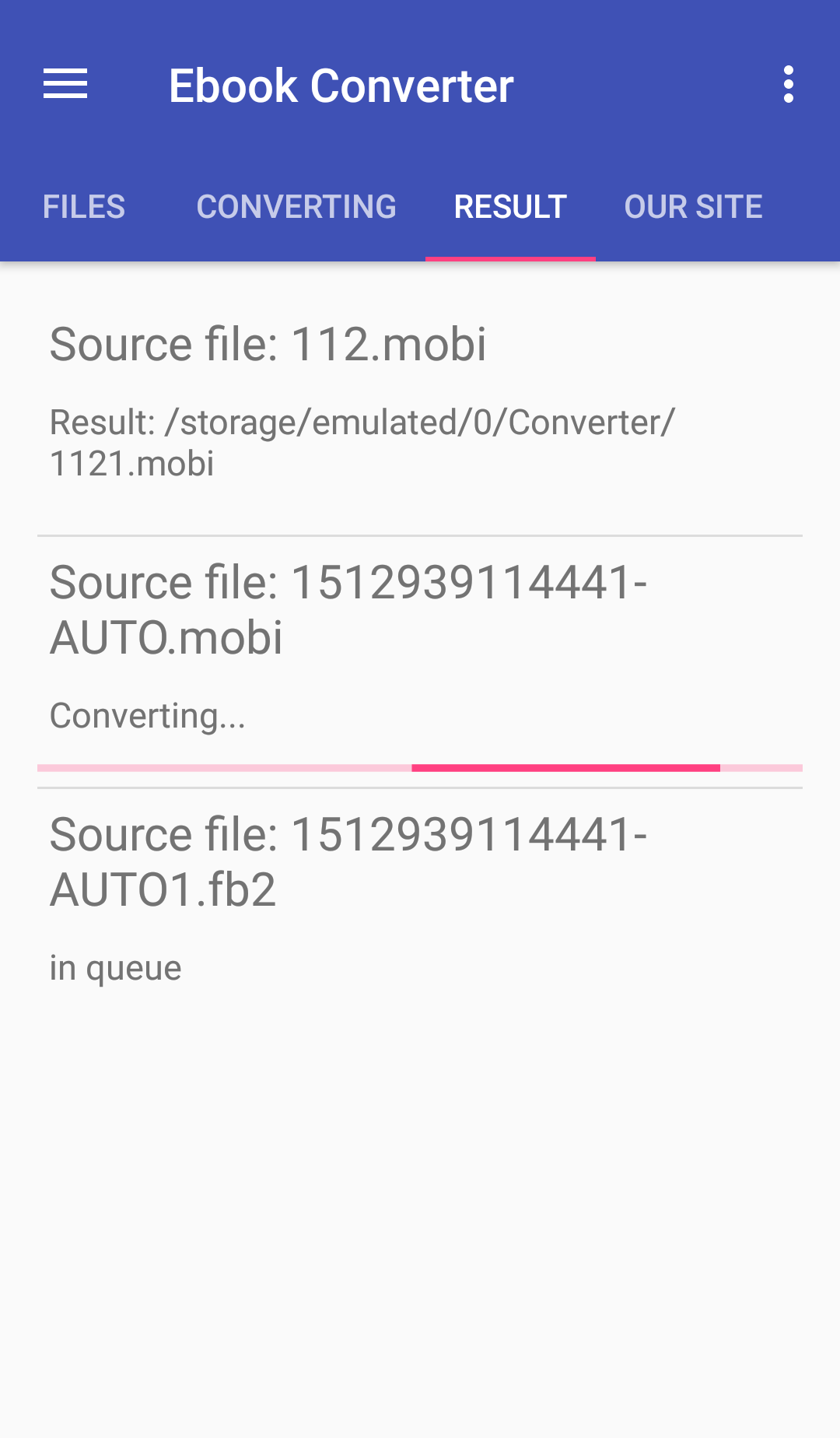 اسکرین شات 3 برنامه Ebook Converter