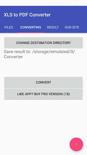 اسکرین شات 3 برنامه Spreadsheet (XLS, XLSX, ODS, CSV) to PDF Converter