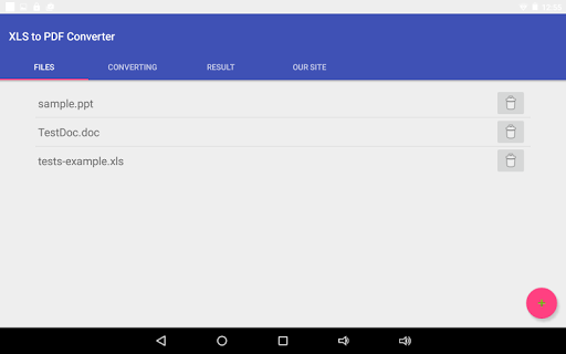 اسکرین شات 6 برنامه Spreadsheet (XLS, XLSX, ODS, CSV) to PDF Converter