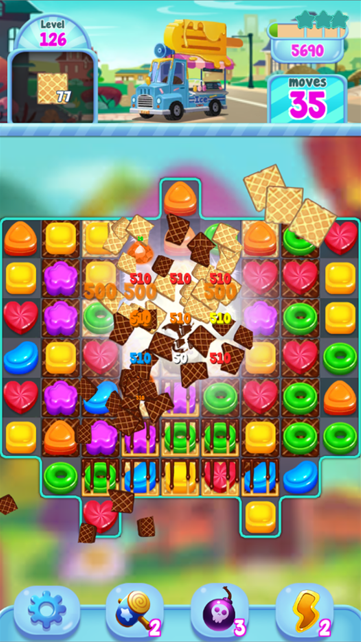اسکرین شات 4 بازی Food Crush