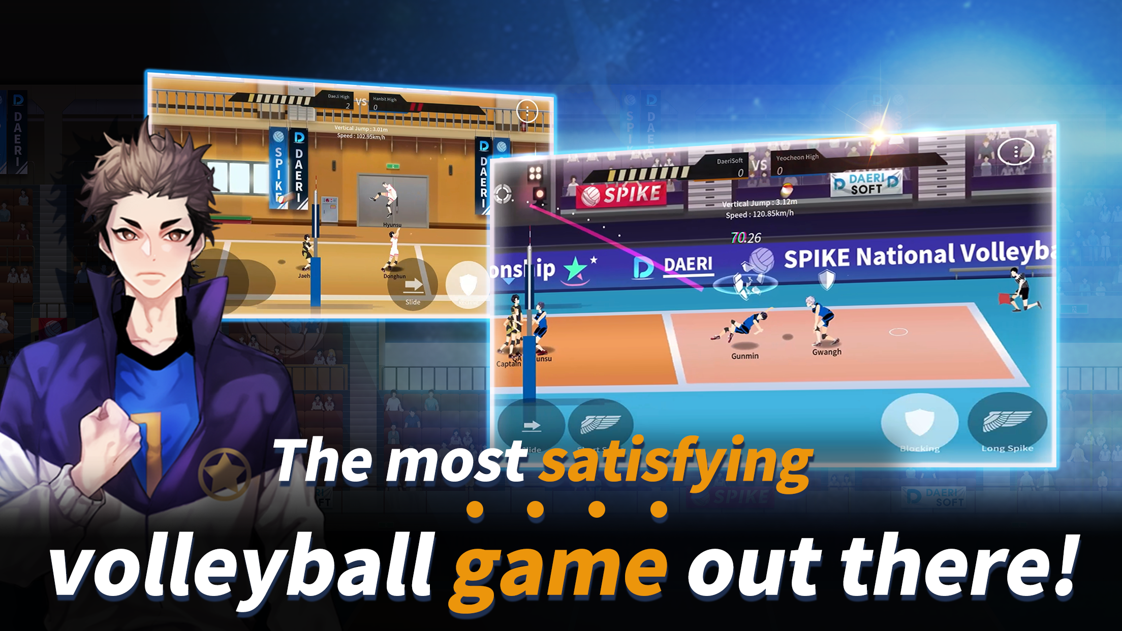 دانلود The Spike: Volleyball 3.1.3 – بازی والیبال اسپایک اندروید + مود