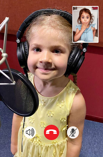 اسکرین شات 1 برنامه Kids Diana Fake Call - Prank Video Call 2020