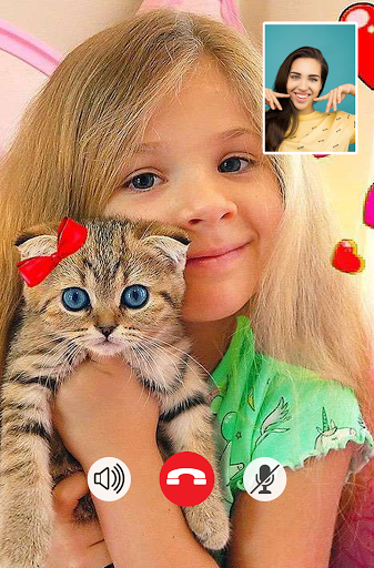 اسکرین شات 3 برنامه Kids Diana Fake Call - Prank Video Call 2020