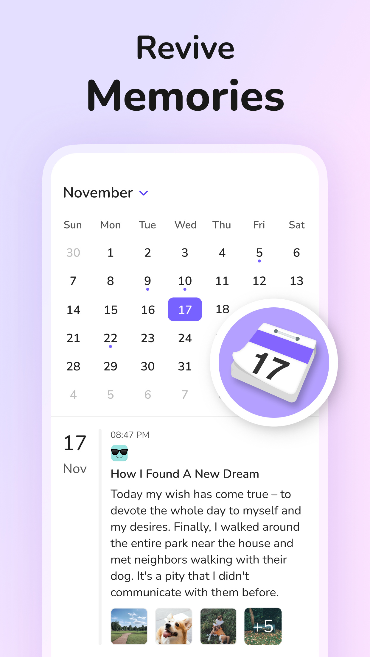 اسکرین شات 5 برنامه Daily Diary: Journal with Lock