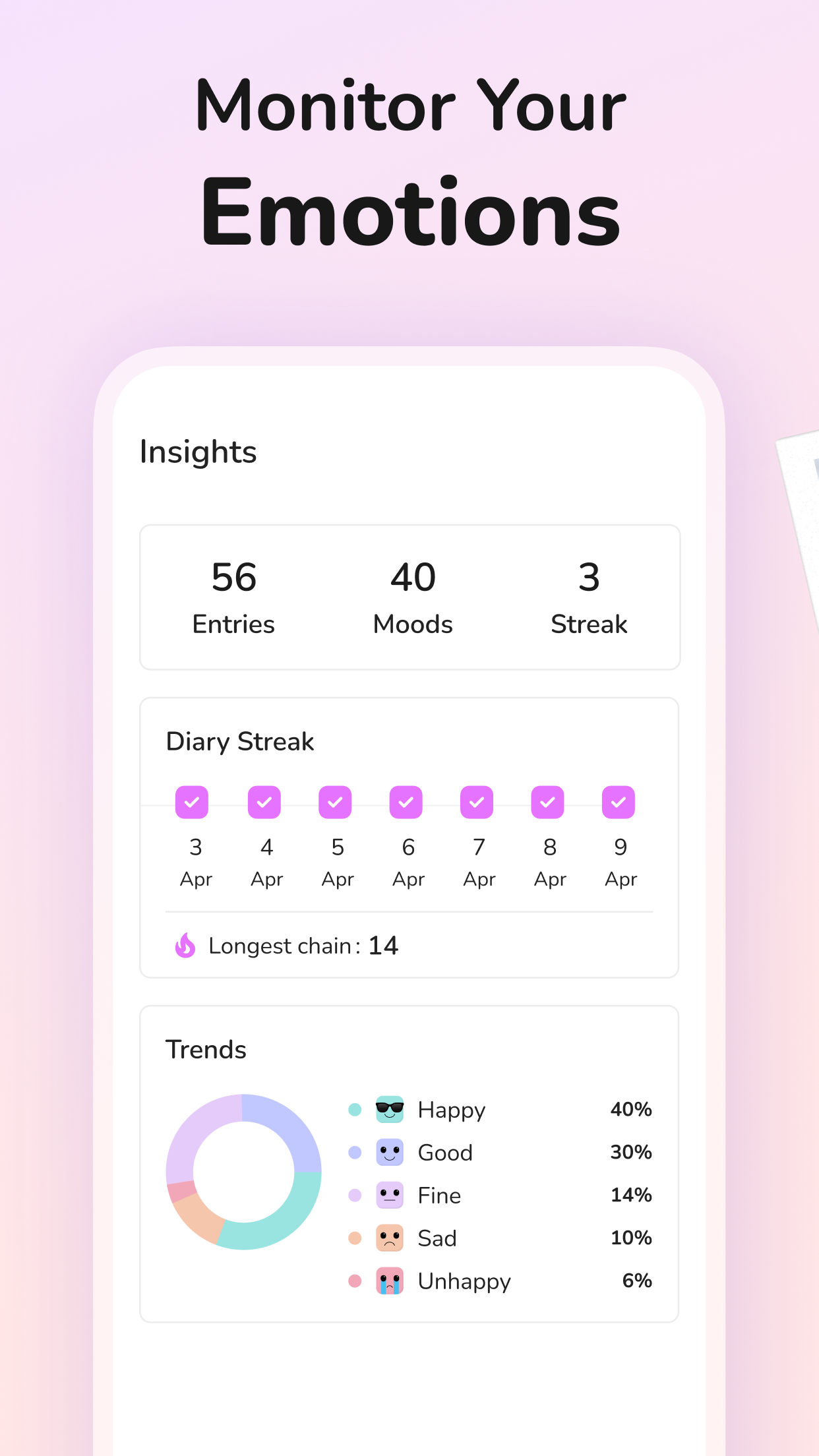 اسکرین شات 6 برنامه Daily Diary: Journal with Lock