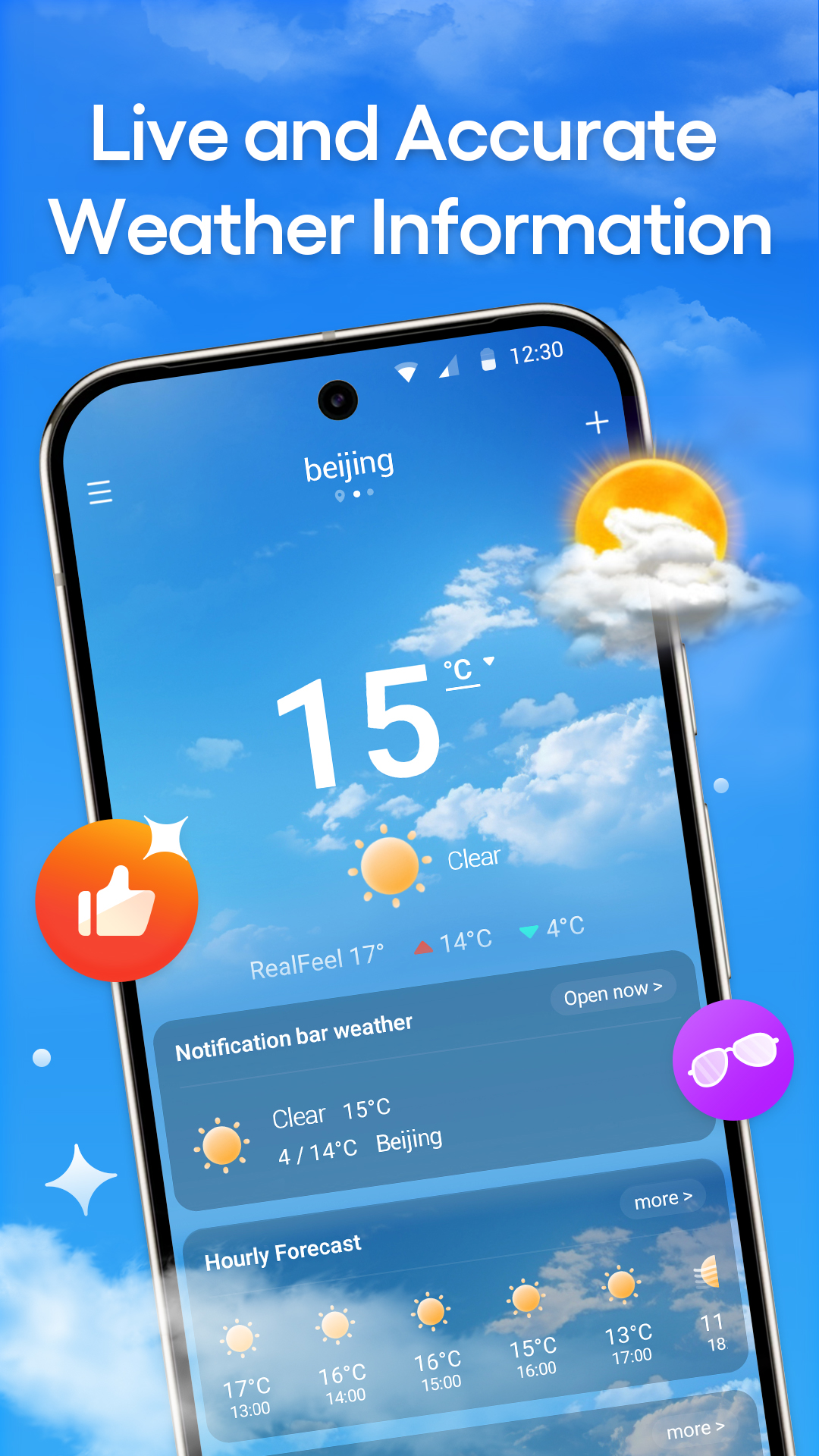 اسکرین شات 1 برنامه DailyWeather: Weather Forecast