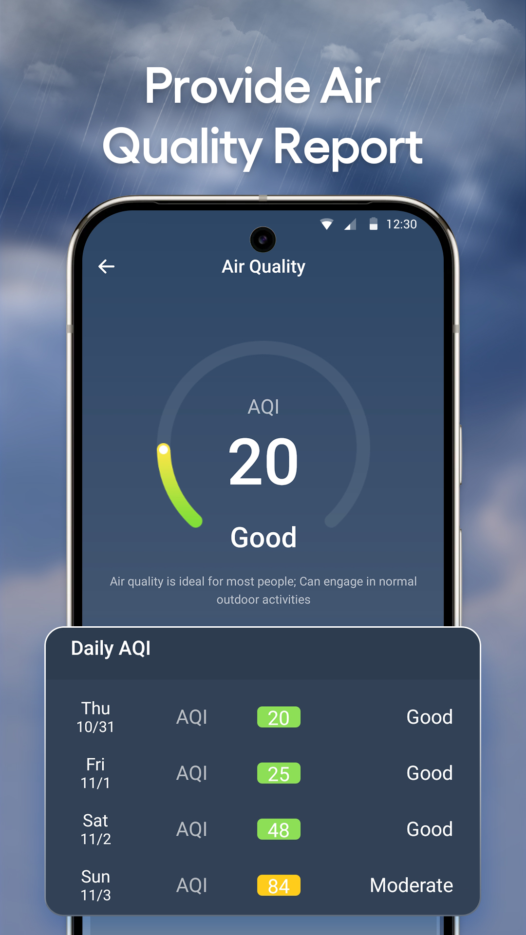 اسکرین شات 3 برنامه DailyWeather: Weather Forecast