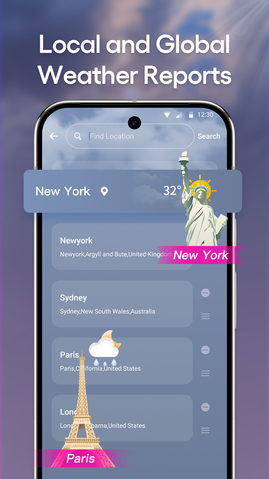 اسکرین شات 4 برنامه DailyWeather: Weather Forecast