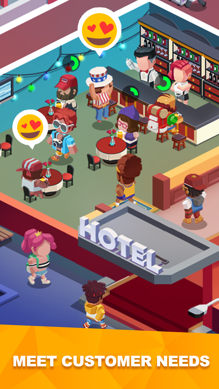 اسکرین شات 3 بازی Sim Hotel Tycoon: Tycoon Games