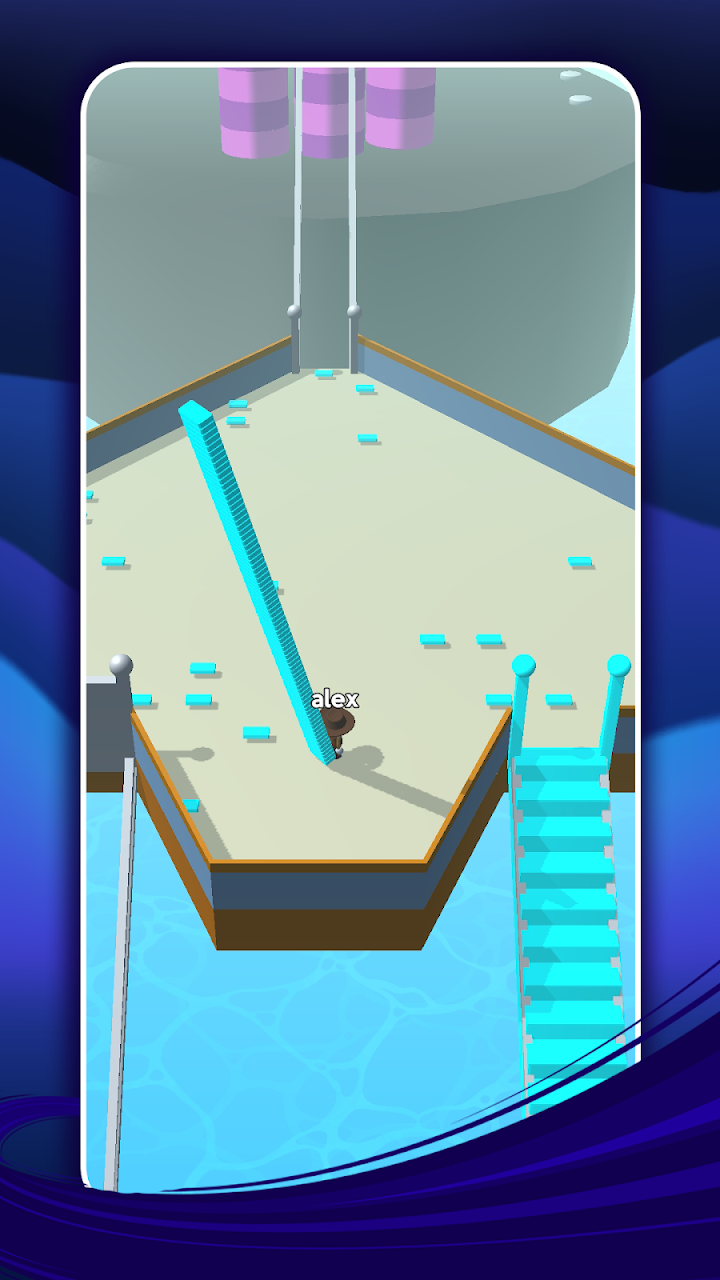 اسکرین شات بازی Bridge Run: Stairs Build Competition 8