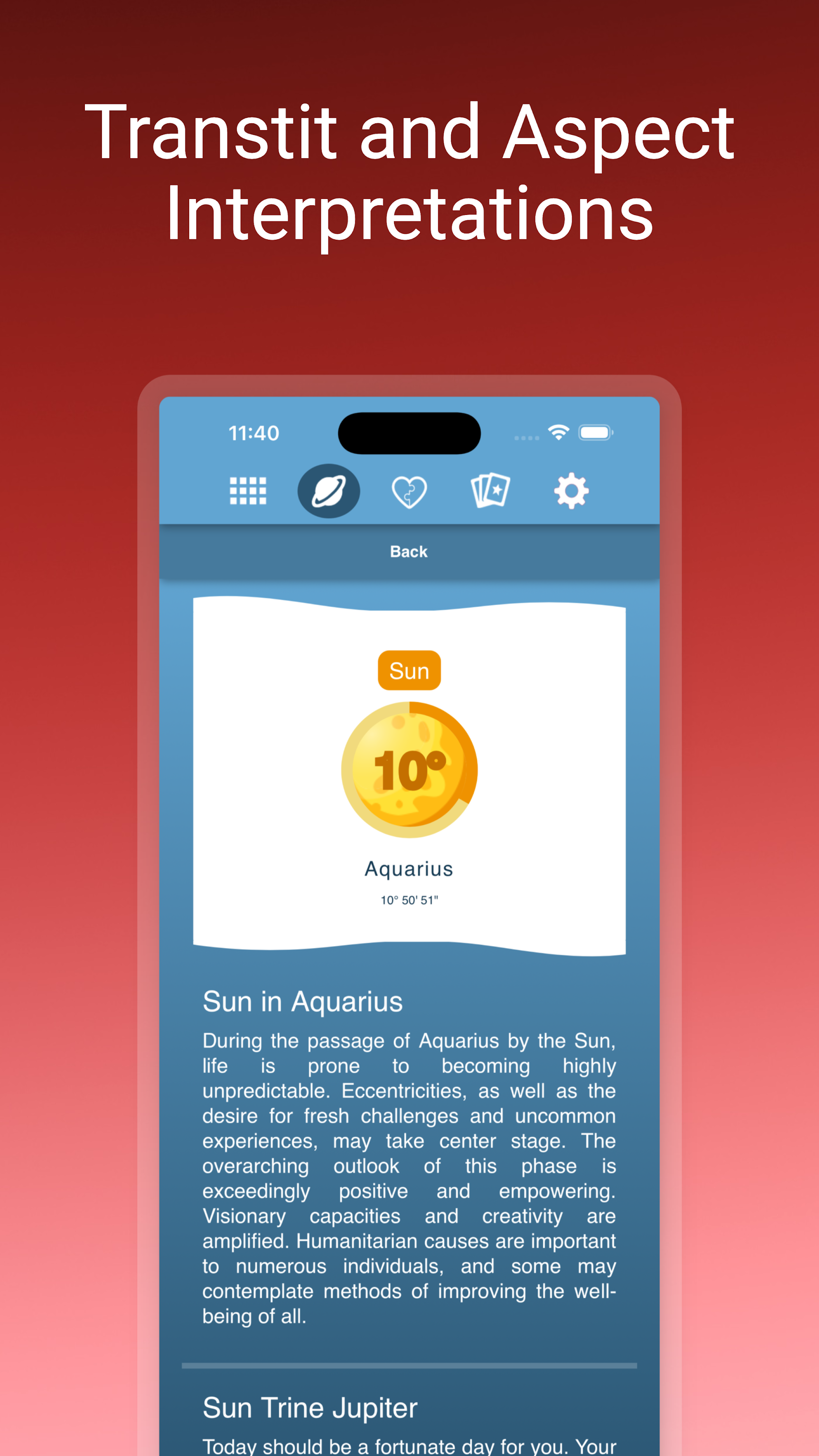 اسکرین شات 5 برنامه Love Horoscopes & Astrology