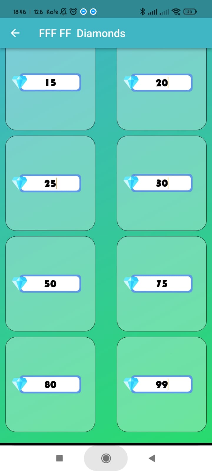 اسکرین شات 3 بازی FFF FF Skin Diamonds Tool