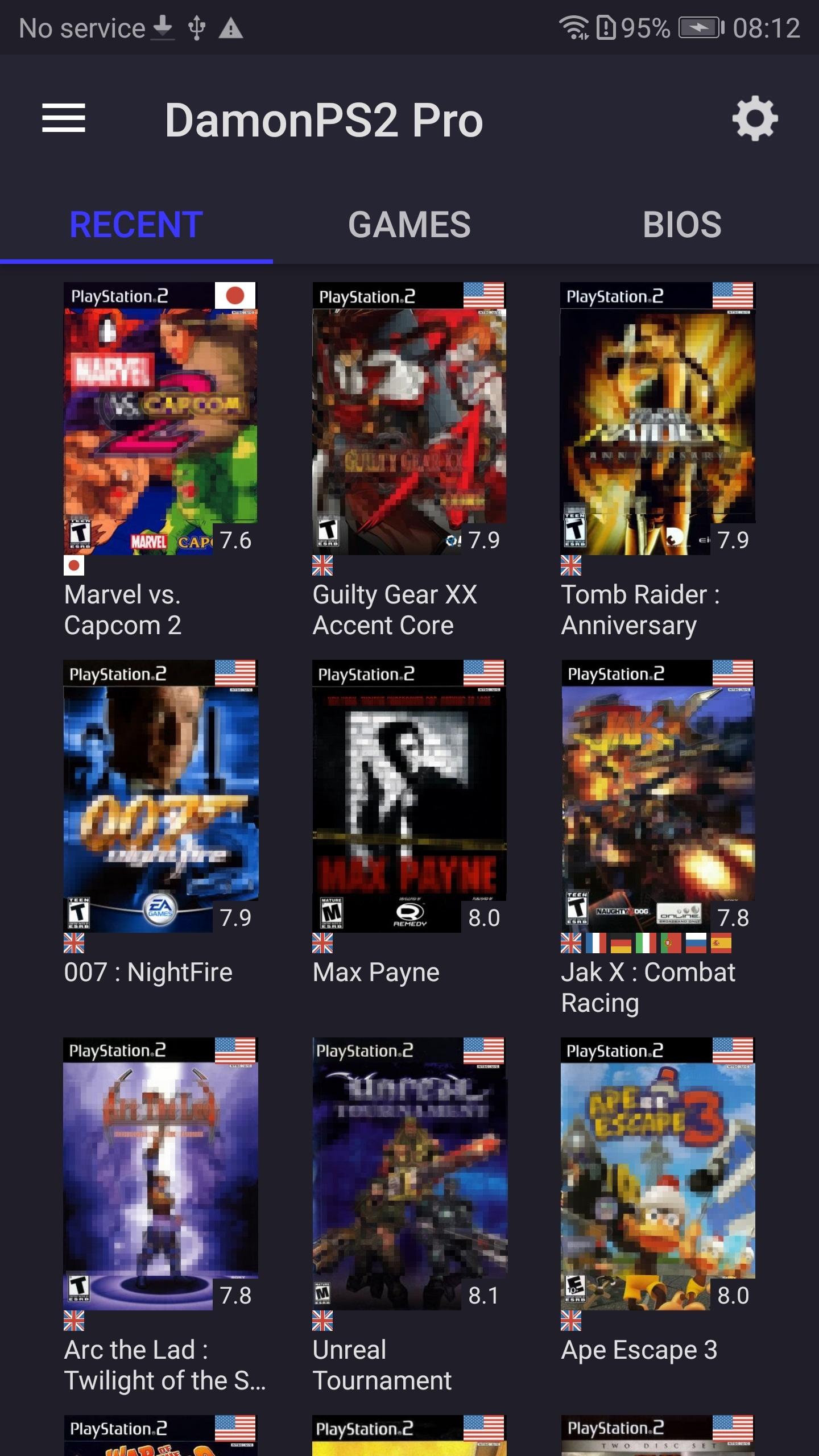 اسکرین شات 1 بازی PS2 Emulator DamonPS2 PPSSPP